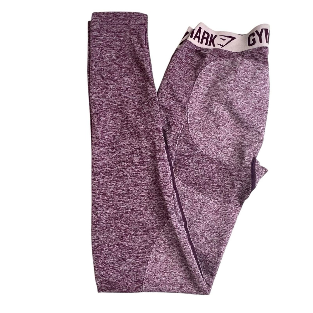Gymshark Womens Medium Purple Low Rise Flex 7/8 Leggings